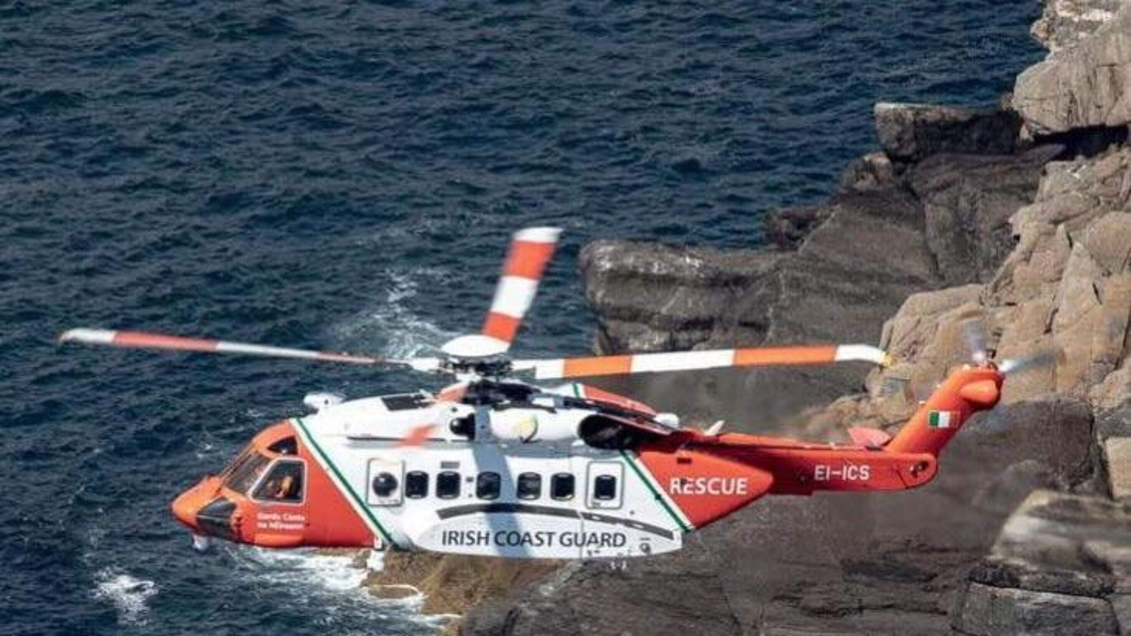 Medical evacuation underway off Irish coast as Rescue 117 scrambled